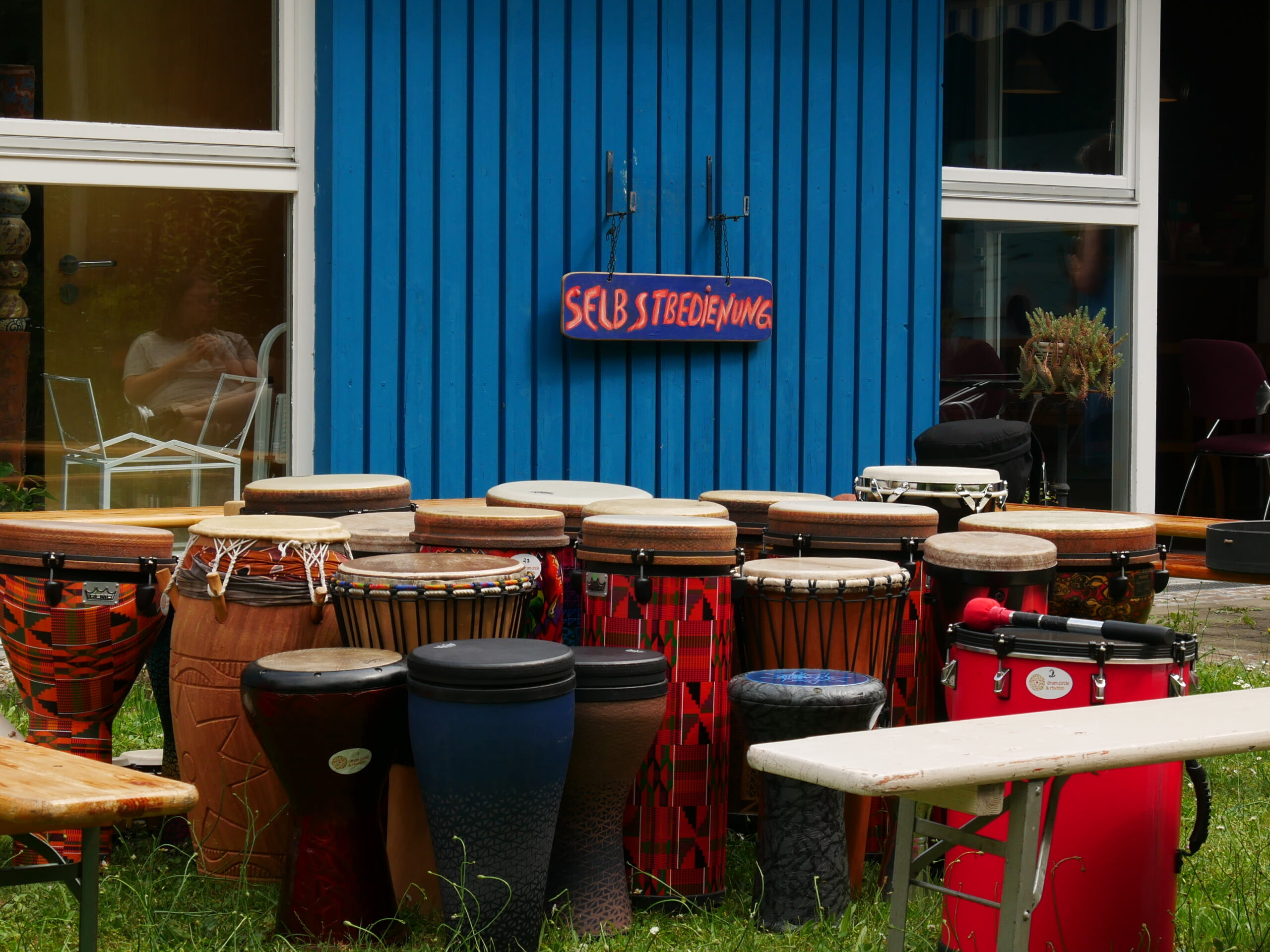 Open Air-Drum Circle im BUNI